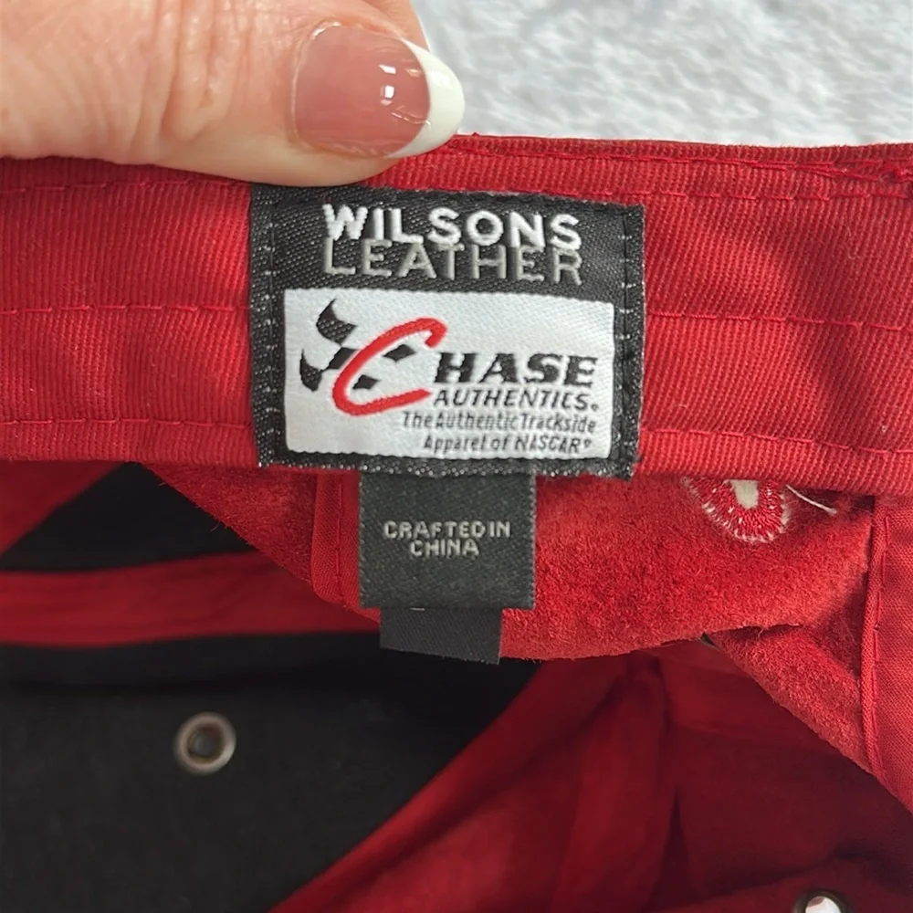 Wilsons Leather Red Cap - Picture 8 of 10